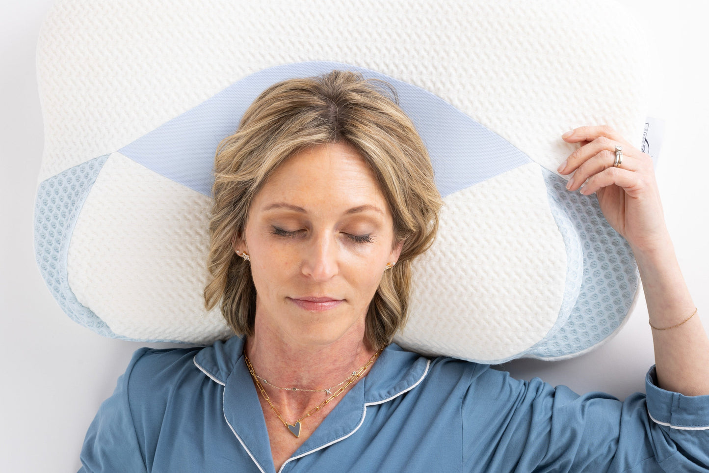 Cervical Head Pillow with Bamboo Cover