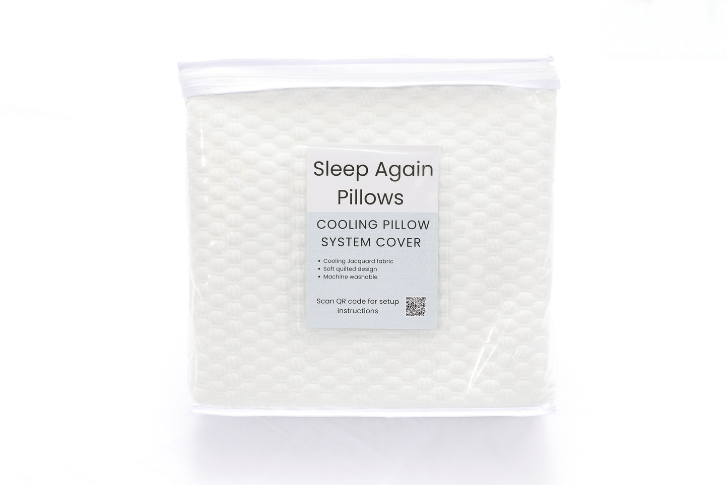Cooling Fitted Sheet for the Sleep Again Pillow System