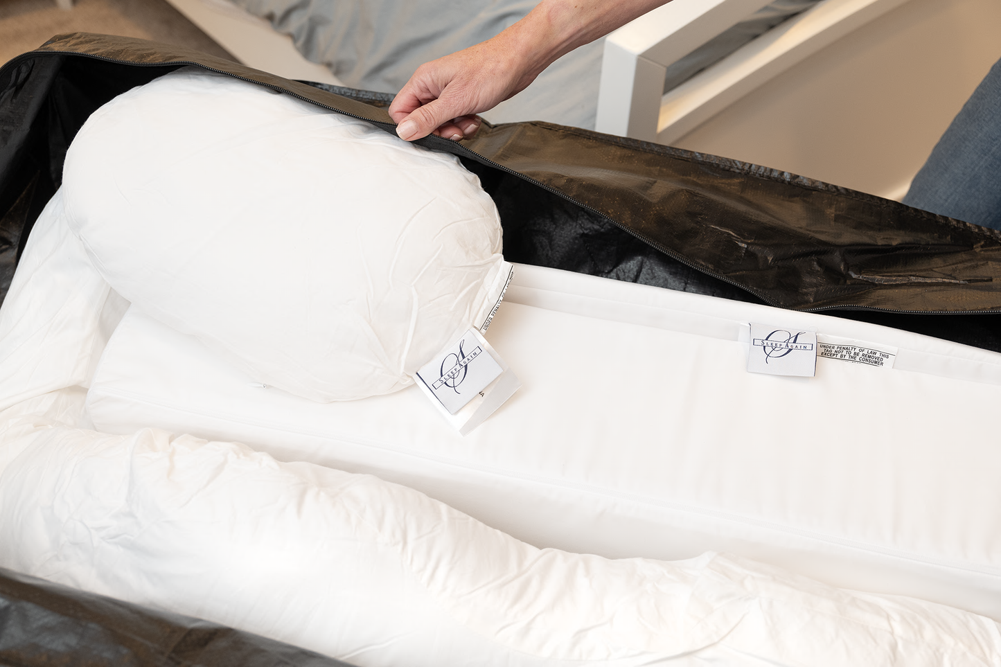 Travel and Storage Bag for Sleep Again Pillow System